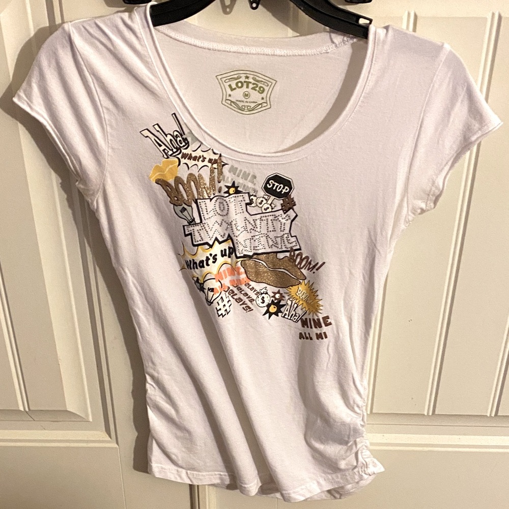 Lot 29 White Graphic Women's Tee